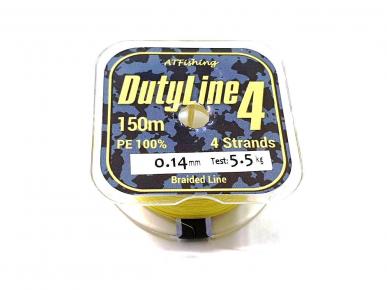 Шнур DutyLine4 0.27mm col. Yelow 150m Из Я Поймал