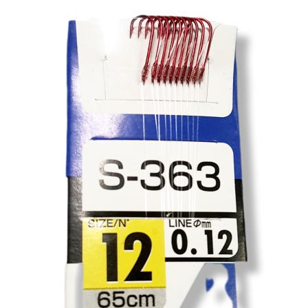 Крючки с поводком  #8 S-363 RED Из Я Поймал